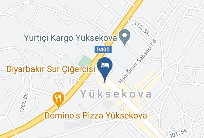 Yuksekova - Hotel Ufuk Zafer Maps