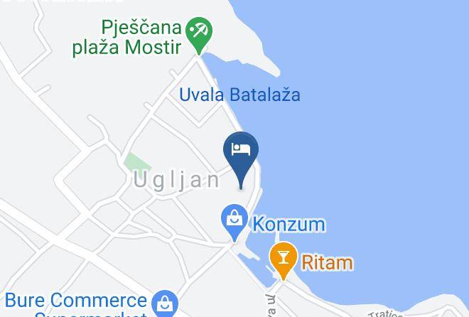 Preko - Hotel Ugljan Maps