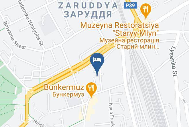 Ternopil - Hotel Uhnovych Maps