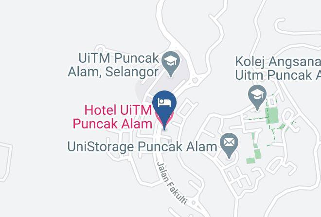 Kuala Selangor - Hotel Uitm Puncak Alam Maps