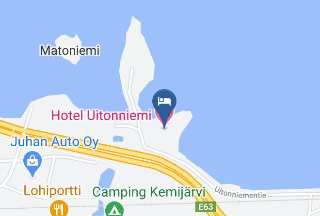 Kemijarvi - Hotel Uitonniemi Maps