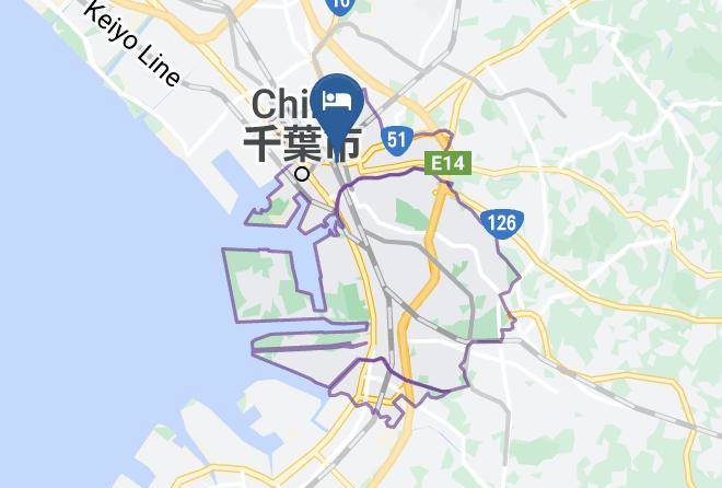 Chiba City Chuo Ward - Hotel Ukiuki Maps