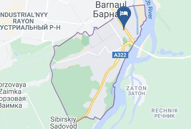 Barnaul - Hotel Ulitka Maps