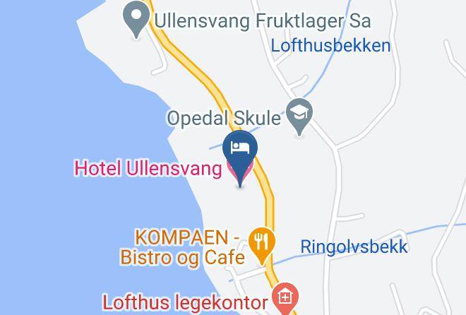 Hotel Ullensvang Map