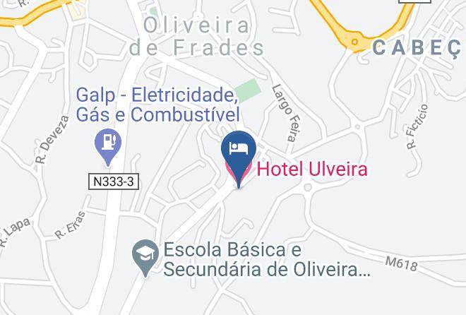 Oliveira De Frades - Hotel Ulveira Maps