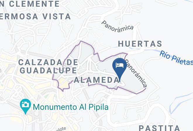 Guanajuato Alameda - Hotel Un Lugar De La Mancha Maps