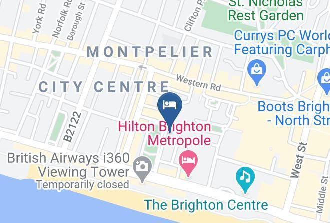 Brighton And Hove - Hotel Una Maps