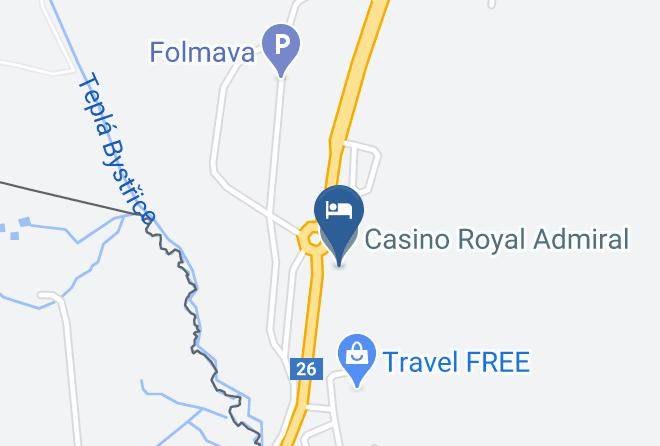 Domazlice - Hotel Und Casino Royal Admiral Maps