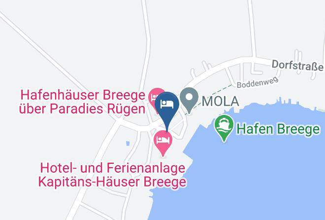 Hotel Und Ferienanlage Kapitans Hauser Breege Map