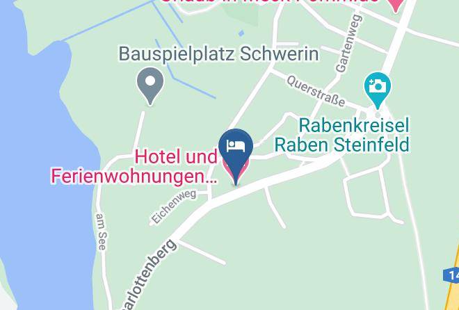 Ludwigslust Parchim - Hotel Und Ferienwohnungen Rabenstein Maps