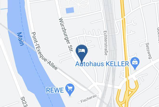 Wurzburg - Hotel Und Gastehaus Am Rokokogarten Maps