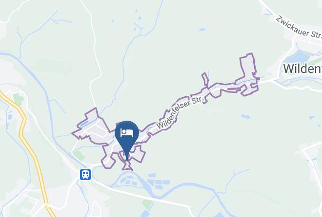 Zwickau - Hotel Und Landgaststatte Wiesenburg E K Maps