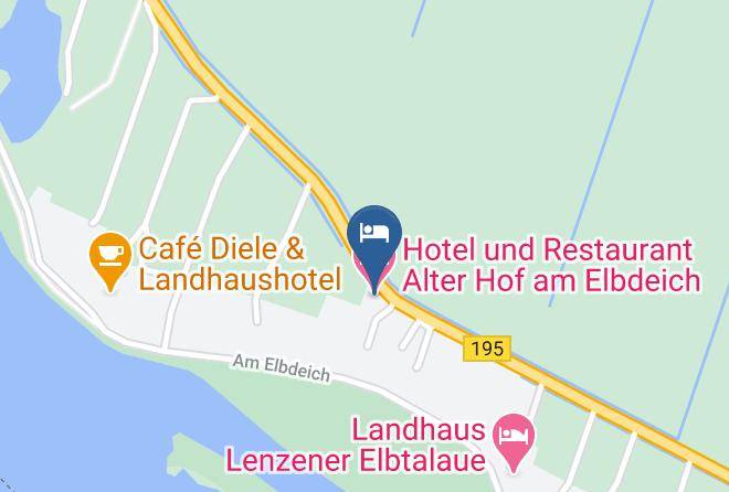 Prignitz - Hotel Und Restaurant Alter Hof Am Elbdeich Maps