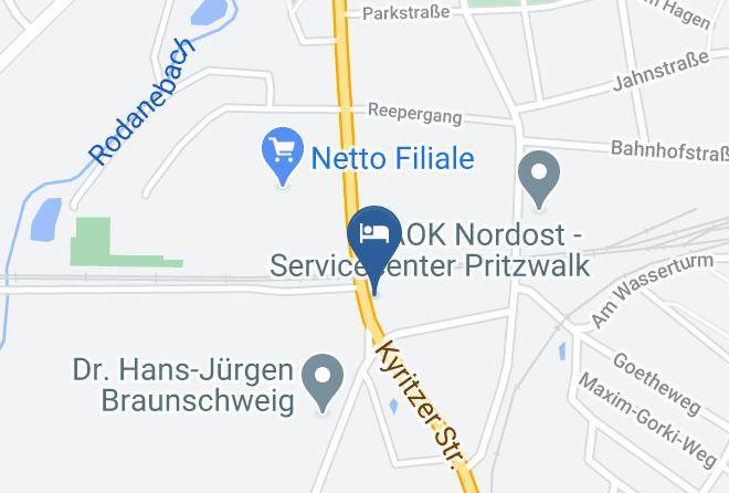 Prignitz - Hotel Und Restaurant Birkenwaldchen Maps