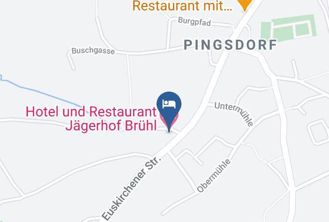 Erftkreis - Hotel Und Restaurant Jagerhof Bruhl Maps