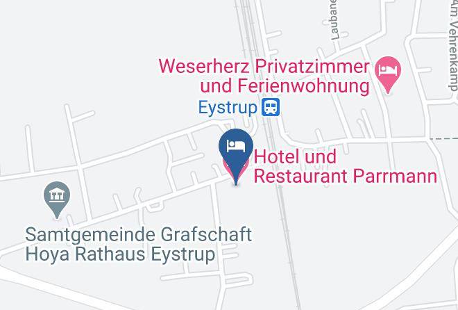 Nienburg Weser - Hotel Und Restaurant Parrmann Maps