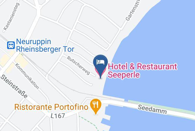 Hotel Und Restaurant Seeperle Neuruppin Map