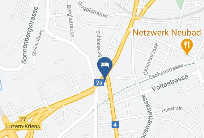 Lucerne - Hotel Spatz Luzern Maps