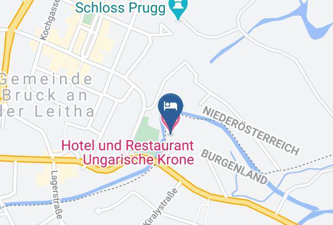Neusiedl Am See - Hotel Und Restaurant Ungarische Krone Maps