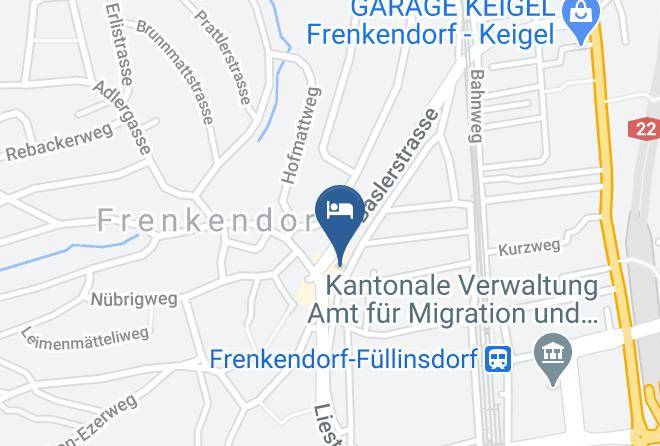 Liestal - Hotel Und Restaurant Wilden Mann Maps