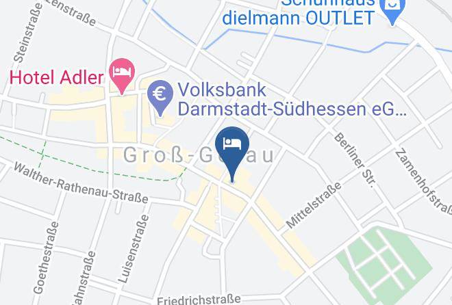Gros Gerau - Hotel Und Ristorante Gino Maps