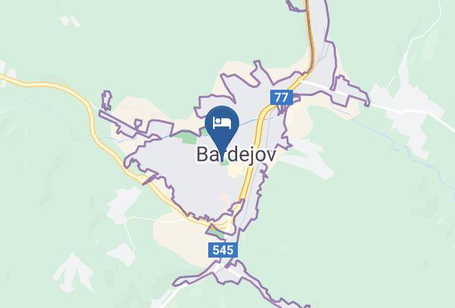 Bardejov - Hotel Under The Gate Maps