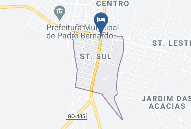 Padre Bernardo - Hotel Uniao Maps