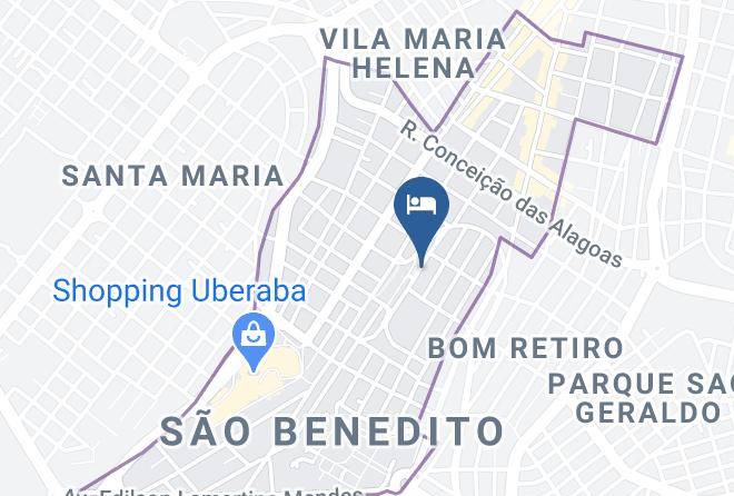 Uberaba - Hotel Uniao Maps