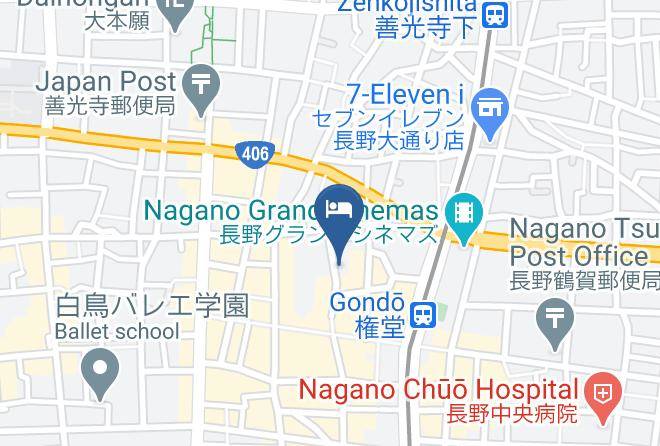 Nagano City - Hotel Unicorn Maps