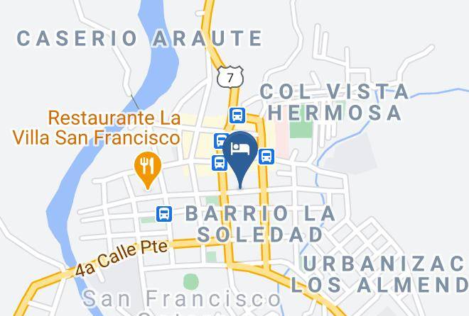San Francisco Gotera - Hotel Unicornio Maps