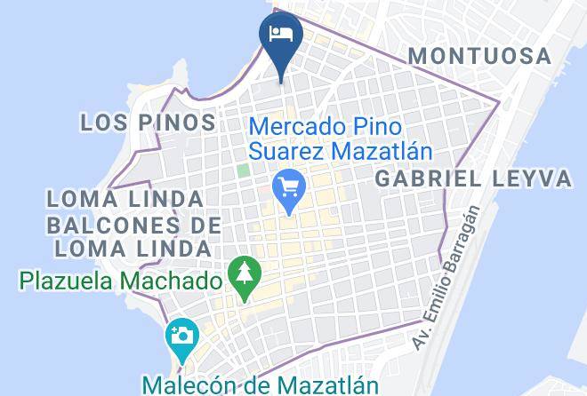 Mazatlan - Hotel Union Maps