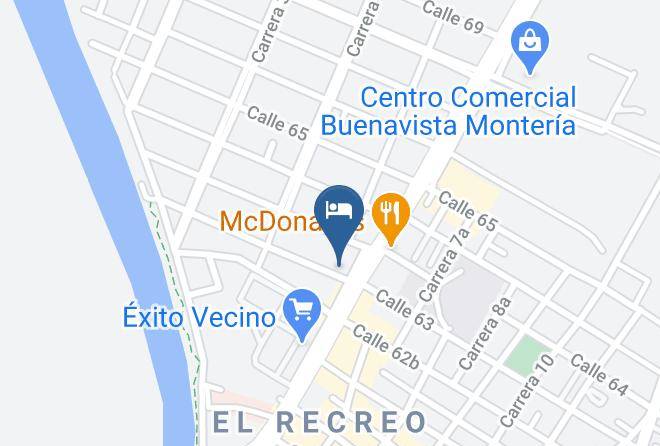 Monteria - Hotel Union Plaza Maps