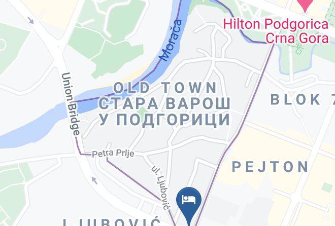 Podgorica - Hotel Union Maps