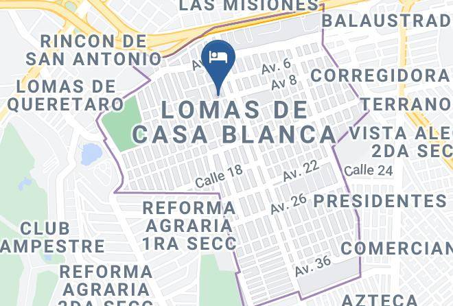 Santiago De Queretaro - Hotel Union Queretaro Maps