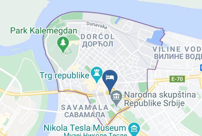 Belgrade City - Hotel Union Maps