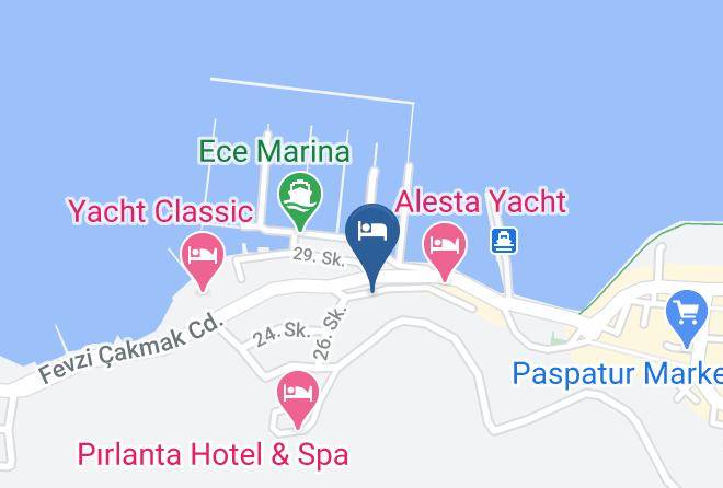 Fethiye - Hotel Unique Boutique Class Adults Only Maps