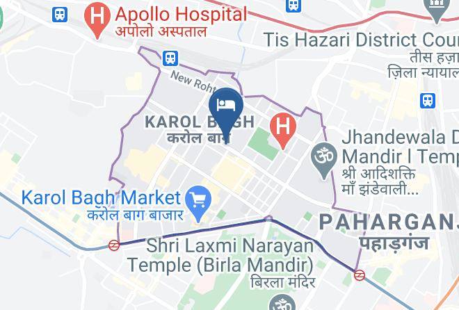 Karol Bagh - Hotel Unistar Maps
