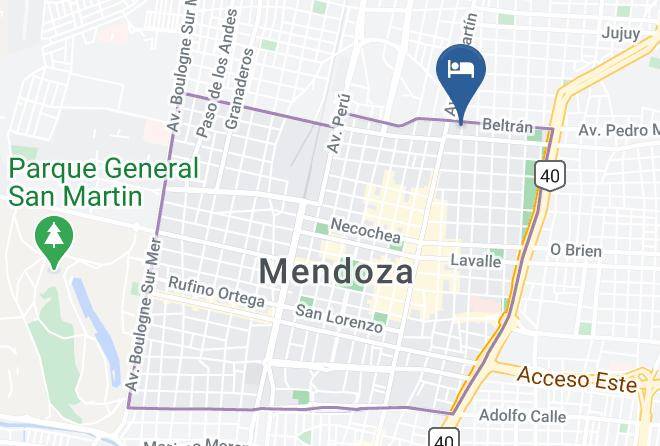 Mendoza - Hotel Universal Maps