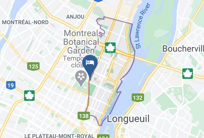 Montreal - Hotel Universel Montreal Maps