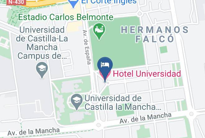 Albacete - Hotel Universidad Maps
