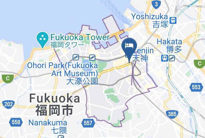 Fukuoka City Chuo Ward - Hotel Unizo Maps