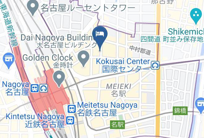 Hotel Unizo Nagoya Ekimae Map