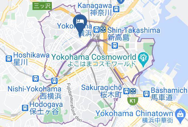 Yokohama City Nishi Ward - Hotel Unizo Yokohamaeki West Maps