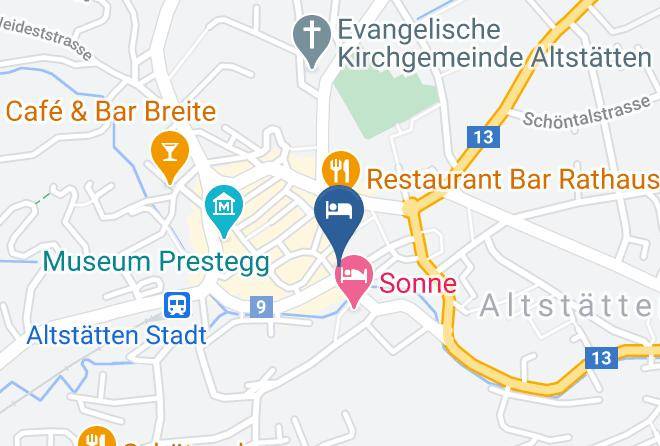 Rheintal - Hotel Untertor Maps