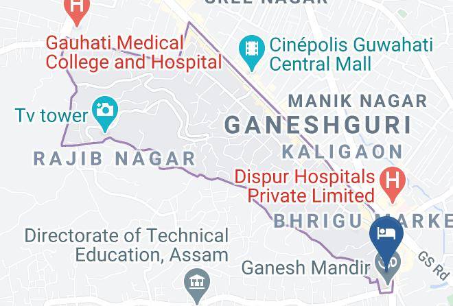 Dispur - Hotel Upasana Palace Maps