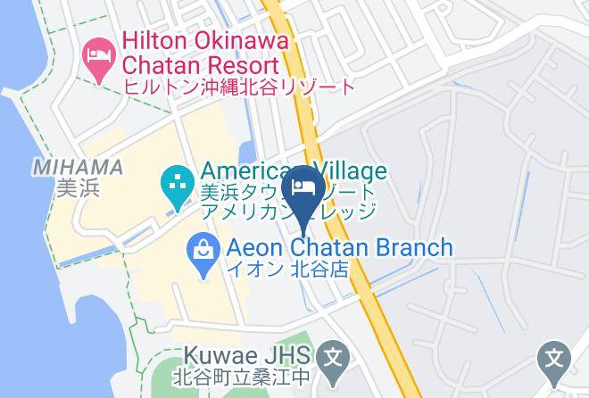 Chatan Townnakagami District - Hotel Upi Condominium Mihama Maps