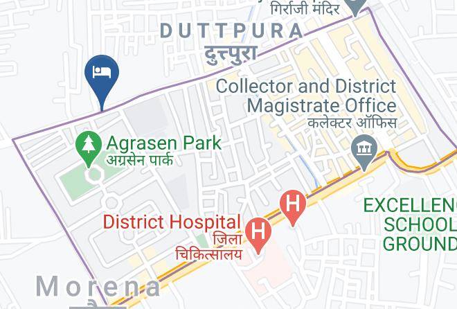 Morena - Hotel Upkar Palace Maps