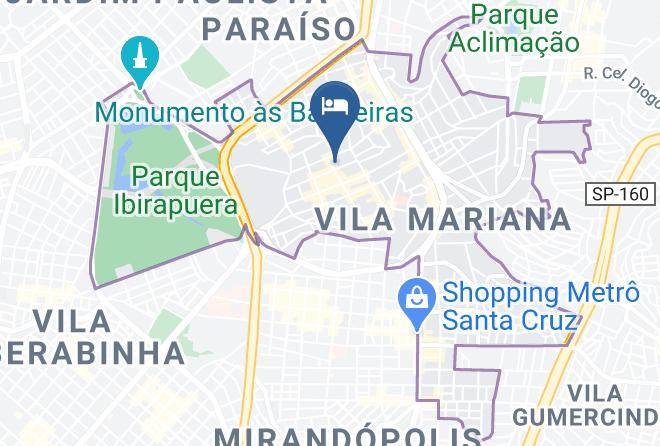Sao Paulo Vila Mariana - Hotel Upper Maps