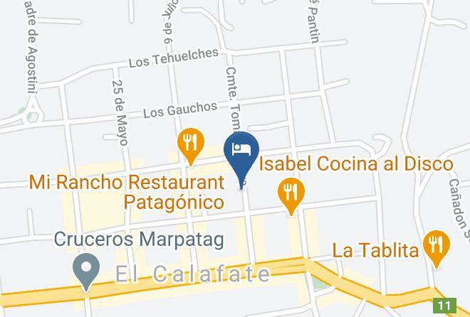 Lago Argentino - Hotel Upsala Maps