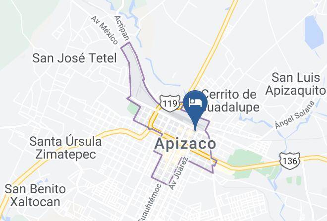Apizaco Municipality - Hotel Upton Maps
